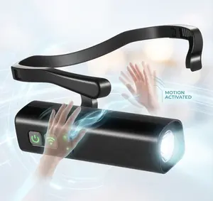 2026 Father's Day Gift, Ear Hanging LED Headlamp, USB Rechargeable Induction Work Light, Hands-Free Lamp for Home Garage Repair, Dad Daily Use