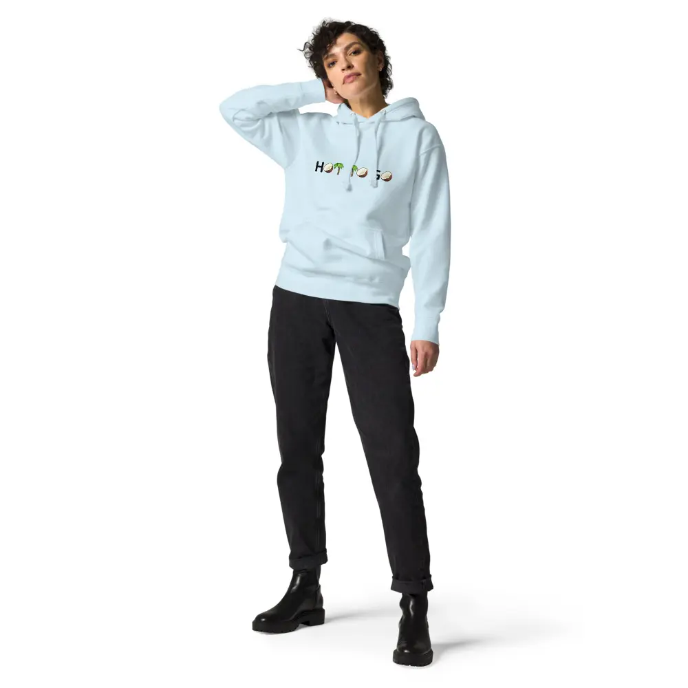HOT TO GO unisex coconut tree hoodie