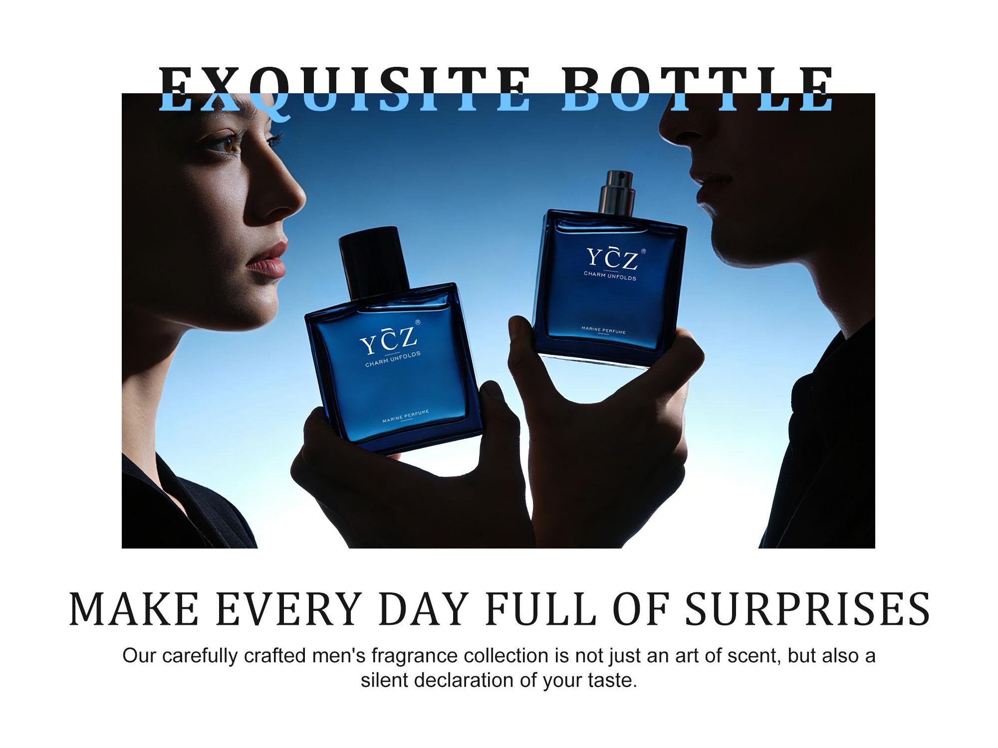 YCZ Men’s Cologne Collection - 4 Signature Scents for Men 50ml Lasting Oriental Woody Scented Cologne with Vanilla Orchid Sandalwood Notes Marine Perfume Edp Fragrance Matte Box YCZ Men’s Cologne Collection - 4 Signature Scents for Men 50ml Lasting Oriental Woody Scented Cologne with Vanilla Orchid Sandalwood Notes Marine Perfume Edp Fragrance Matte Box