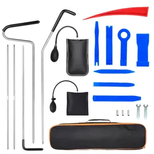 Professional Car Tool Kit with Storage Bag, Essential Car Repair Tools, Extendable Pickup Truck Accessories, Long Reach Hook Emergency Tool Set, Adjustable Kit