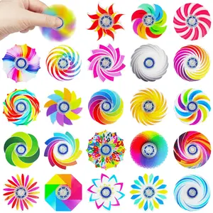 10-Piece Fidget Spinner Toy Set, Mini Sensory Toys for Adhd Relief, Colorful Party Gifts, Fun Office Stress Relief Spinners, Rotating Spinner