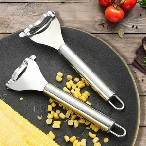 2 Counts Corn Peeler, Commercial Corn Processing Tool - USDA Approved for Food Service Industry