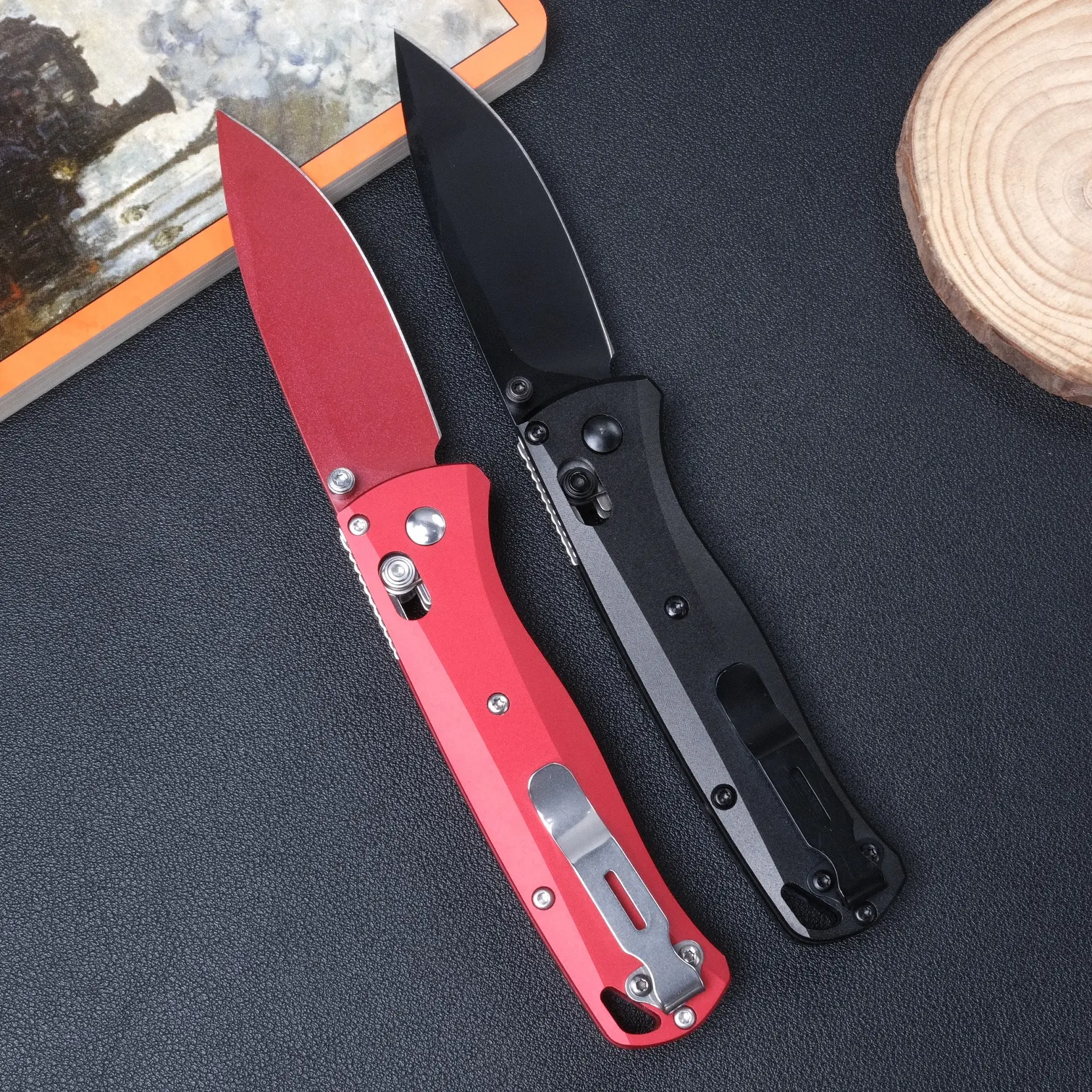 535S Compact Fold Outdoor Knife - Aluminum Alloy Handle, High-Hardness Steel, Outdoor Practical Tool, Tools and Gadgets, Driving Fishing EDC, Guys Gifts, Hiking, Secure Grip, Steel Blade, Camping Knives, Outdoor Survival Tools