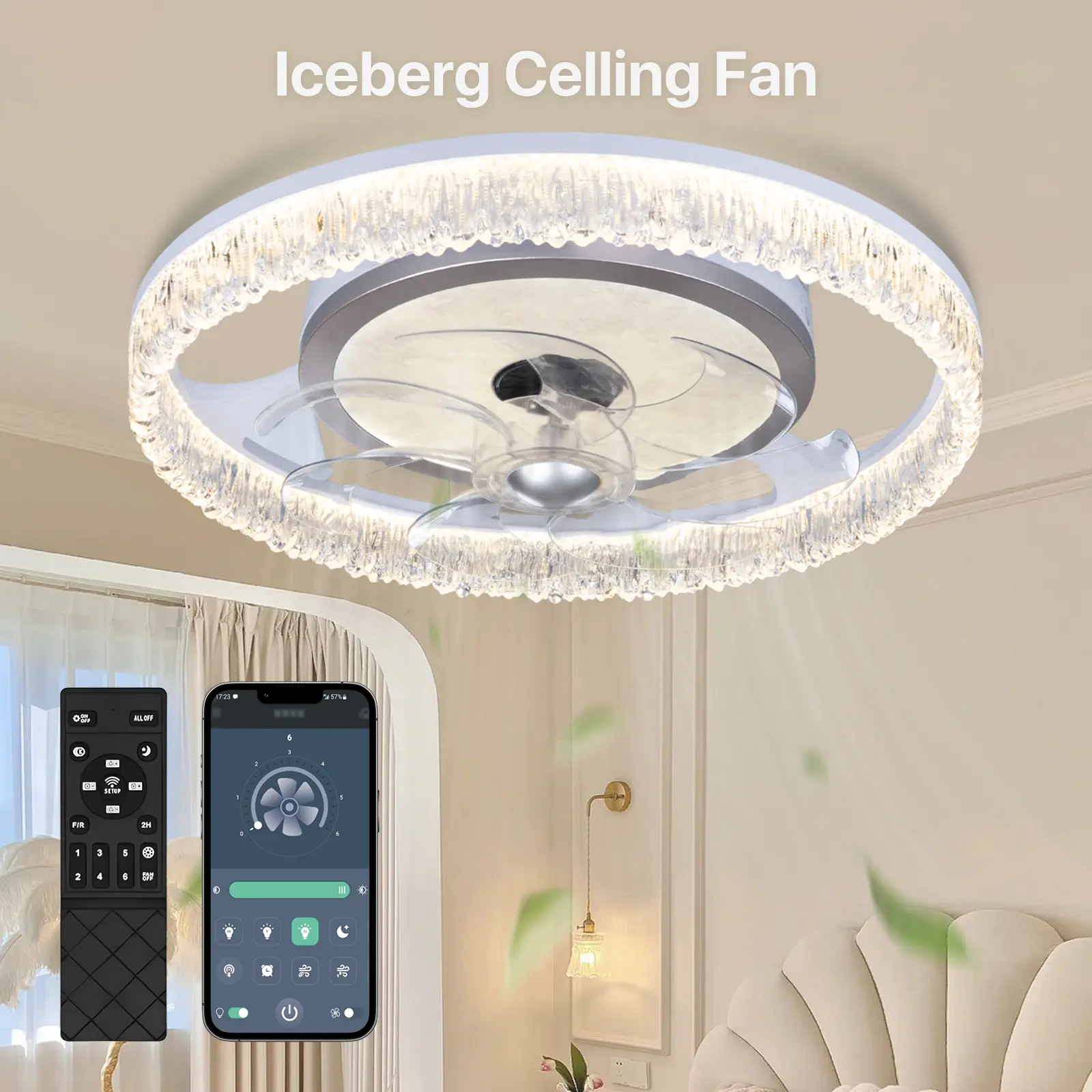 Iceberg Fan- 52W