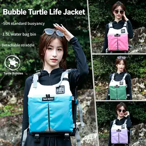 Turtle Bubbles Lightweight Float Vest – Stylish Outdoor Water Activity Essential