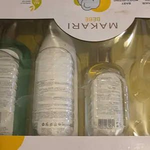 Baby Set With Oil & Foaming Gel & Milk 500ml