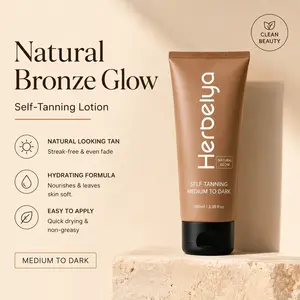 2-Pack Premium Gradual Sunless Tanning Lotion for Medium to Dark Skin, Natural Bronze, Streak-Free, Fast-Drying, Long-Lasting Vegan Body Care Self Tanner with Nourishing Coconut Oil, Flawless Finish, Moisturizing Formula, Gift, Daily