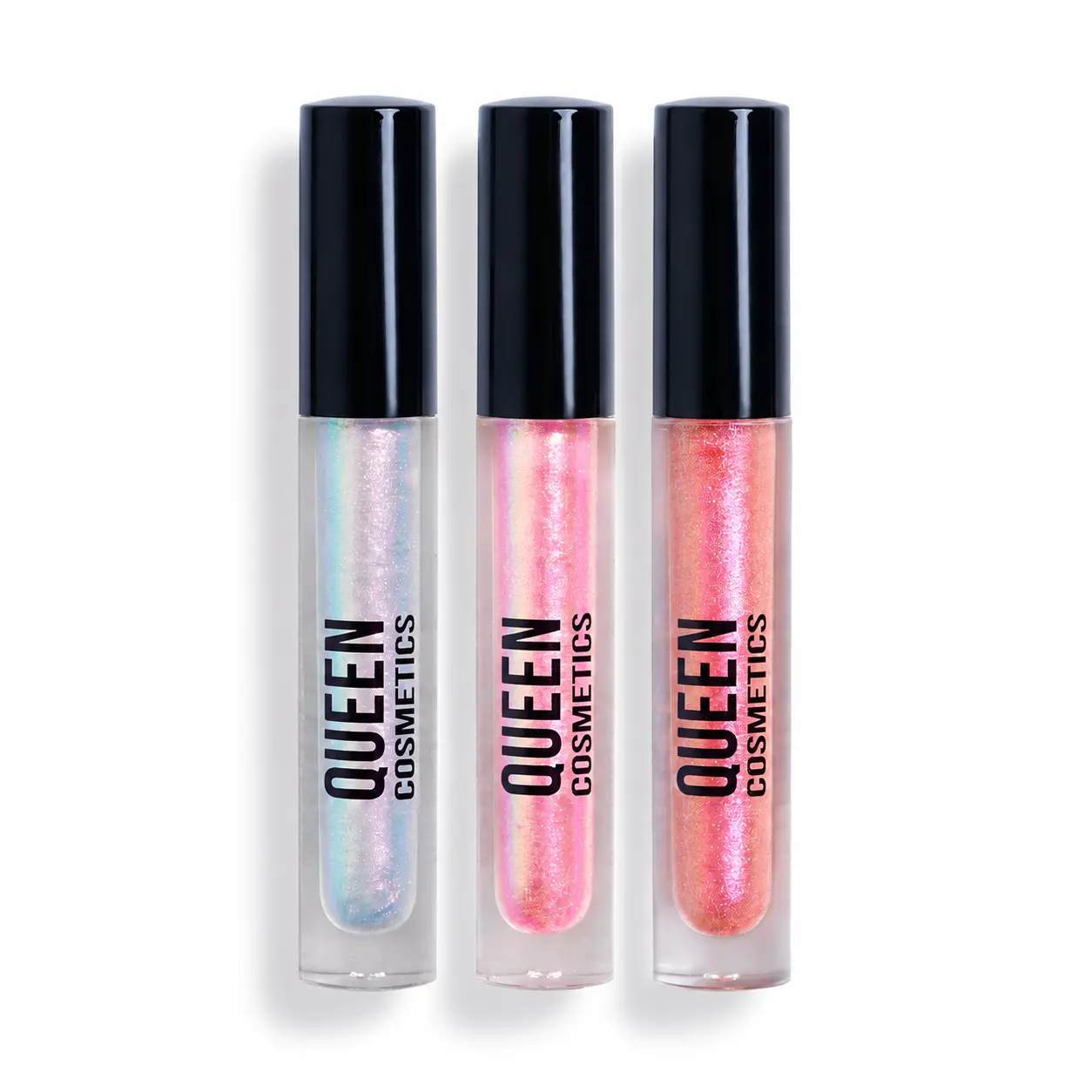 Pink Y2K Baddie diamond shimmer Gloss set