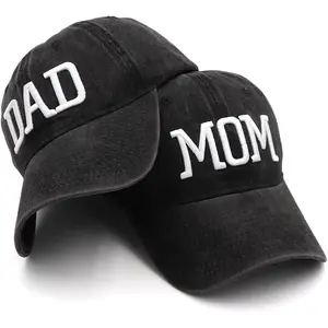 Mom and Dad Hats  Dad Mon Parents Gifts for Couples Fathers Day Embroidered Baseball Caps