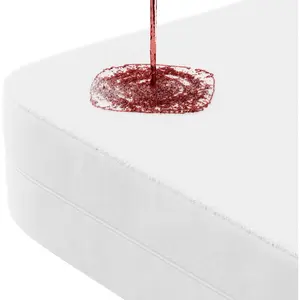 Mattress Encasement - Coral Fleece   Protection and Zippered Closure -  and Vinyl   Mattress Protector -