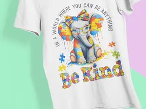 Autism Awareness DTF Iron on transfer for clothing T-shirts and hoodies (shirt not included)