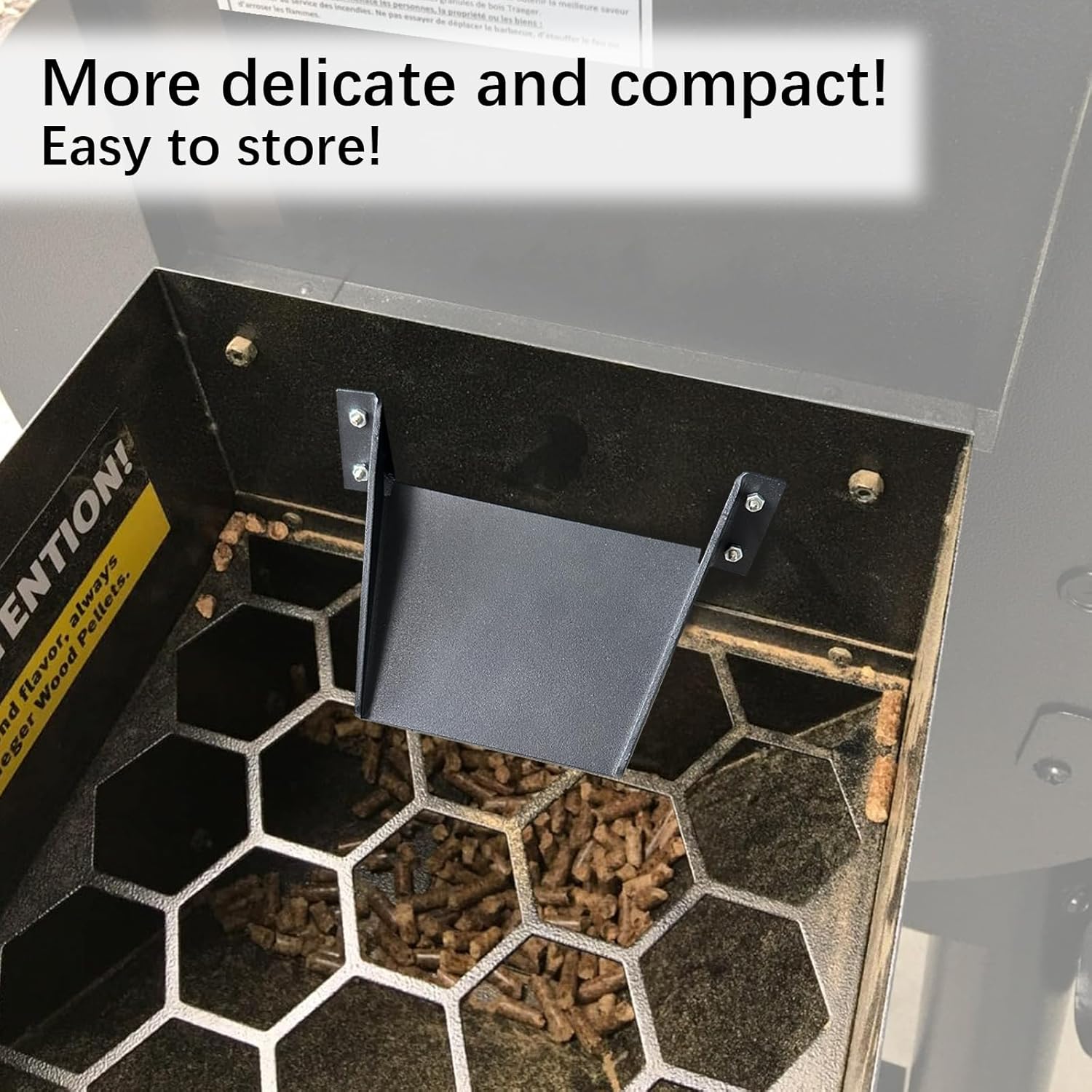 Pellet Helper Chute for Traeger Grills, Magnetic Helper Chute for Grill Smokers, No Need to Pick Up Fallen Pellets, Suit for Traeger, Pit Boss Smokers