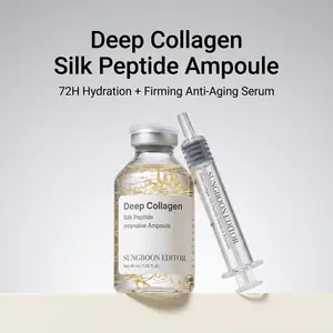 Sungboon Silk Lifting Peptide Ampoule 30ml, Wrinkle Care Face-Lift Serum with Peptides & Deep Collagen, Plumping, Smoothing Anti-Aging Korean Skincare