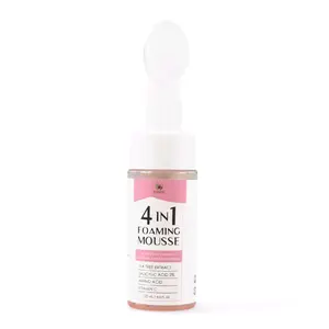 Facial Daily Cleanser; 4 in 1 Foaming Mousse by Tactile Sense Skincare; 2% Salicylic Acid Wash Age Defense Formula Cleansing & Makeup Removal; 4 fl. oz. / 120ml Hydrating Moisture Daily