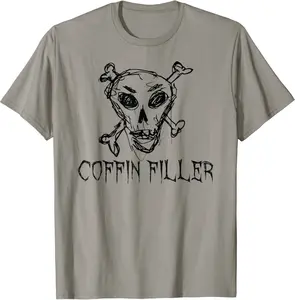 Coffin Filler Halloween Costume Word Design T-Shirt - Samuelmar Shop 79B0B7KJ45FW