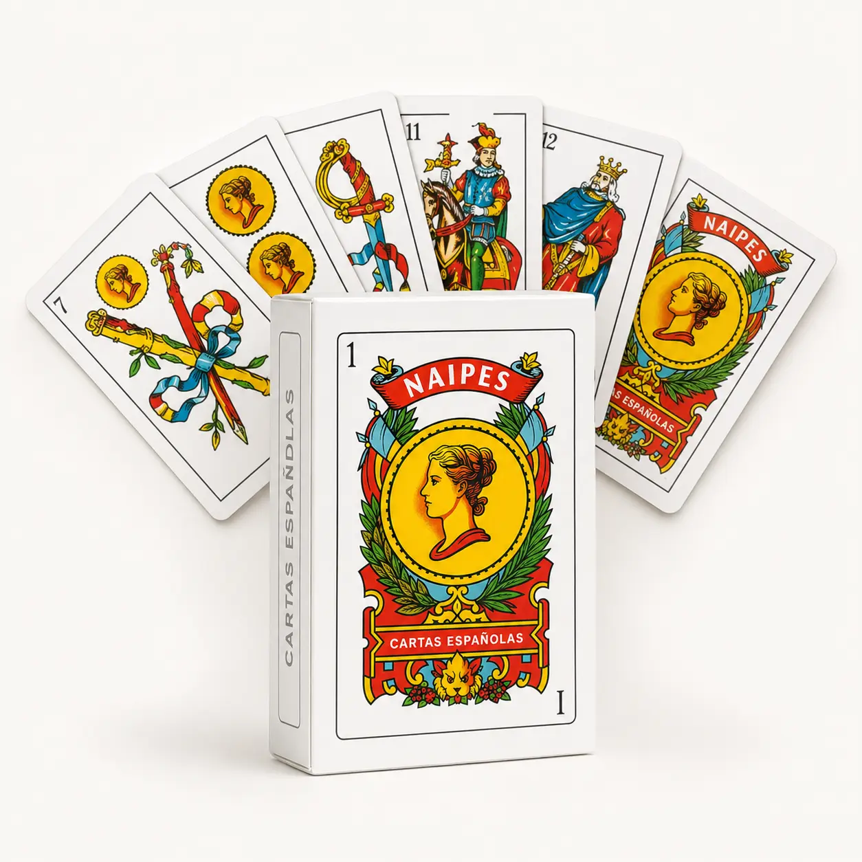 Spanish Playing Cards Deck Barajas Espanolas Traditional Cartas Espanolas for Truco Ajiley 31 Briscas Family Party Game