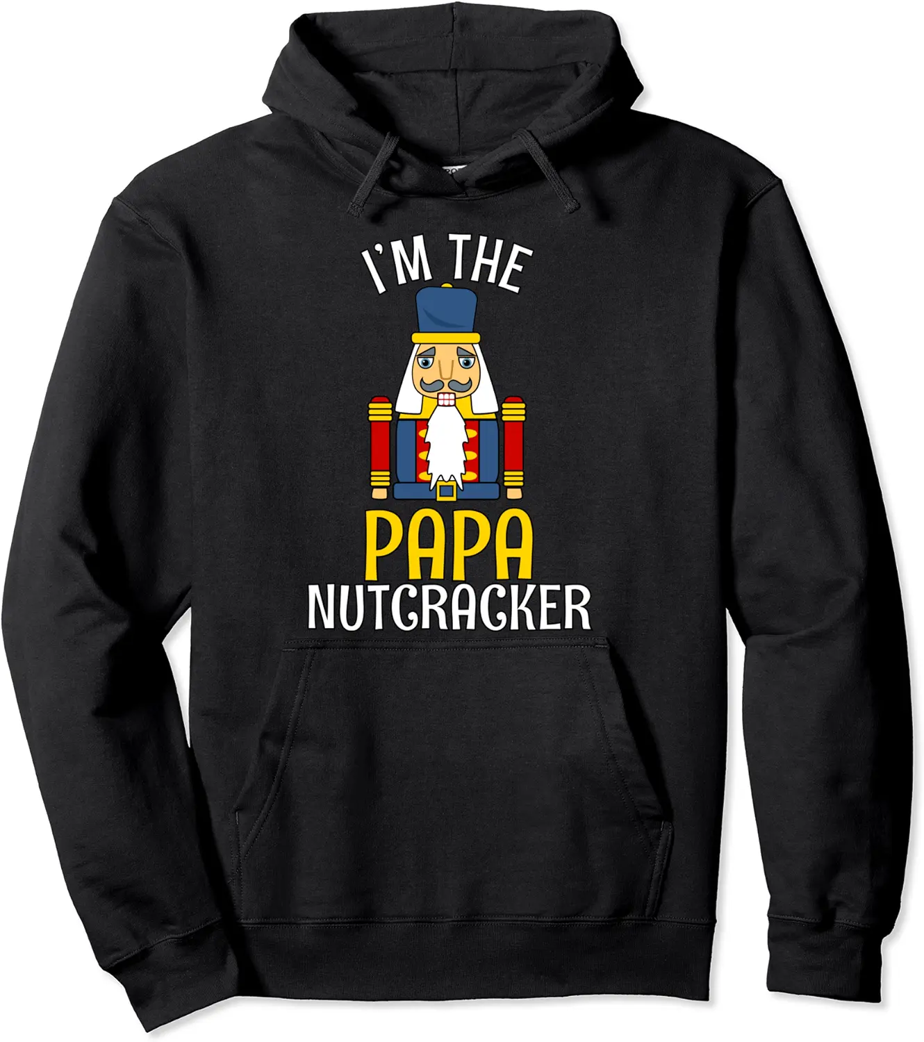Papa Nutcracker Costume Matching Family PJs Gift Christmas Pullover Hoodie - Gabriellef Shop 52B081JSXN31