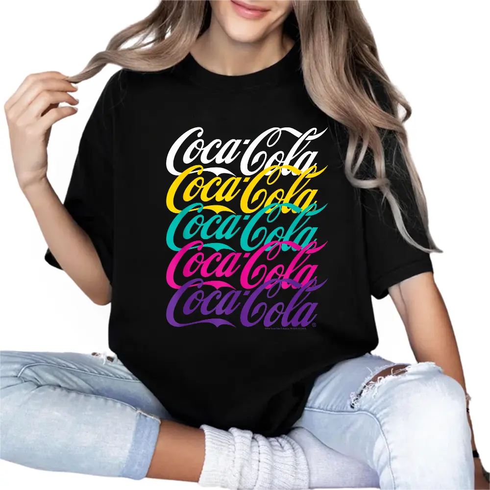 Coca-Cola - Coke Logo 90's Stacked T-Shirt