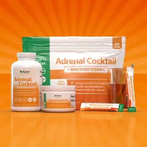 Jigsaw Health Jigsaw Adrenal Cocktail™ High-Potency Nutritional Supplement, Wholefood Vitamin C, Potassium Bicarbonate, SaltWorks® Sea Salt, Acerola Cherry Extra for Gut Health, Metabolism Support, Bloating Relief, US-Made, Prop 65 Safe