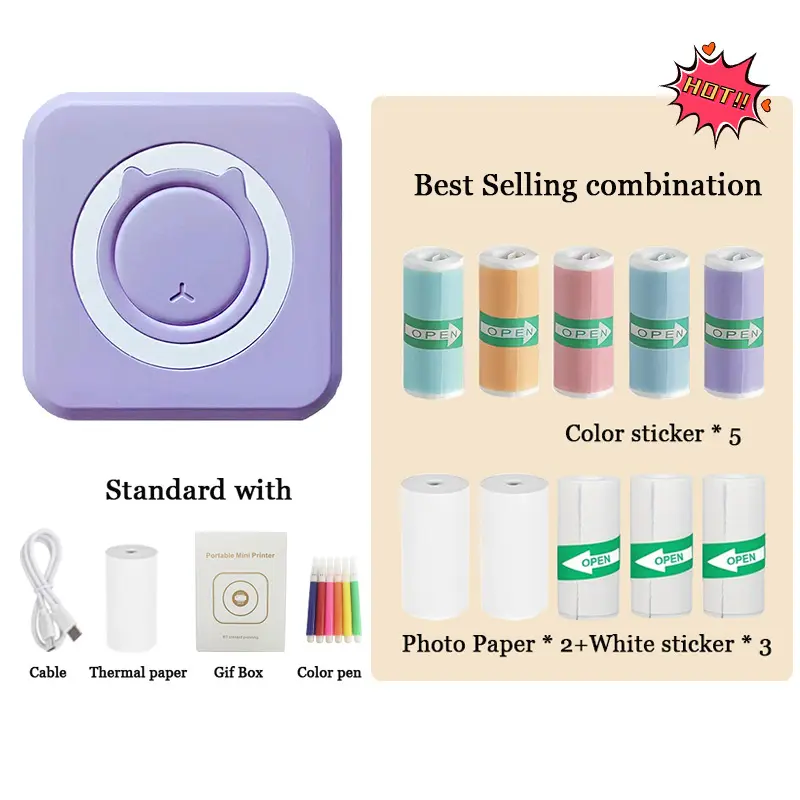 Macaron Purple - Complete Set