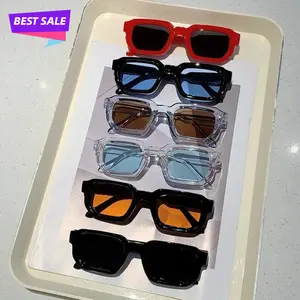 2026 NEW 6 - Pack Vintage Rectangle Frame Sunglasses for Men & Women – Retro Fashion Sun Glasses with UV400 Protection, Luxury Design Eyewear girl  room  accessories i̇phone  16  pro  cases