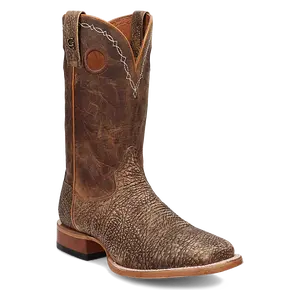 Dan Post Men's Murray Brown Bison Leather Square Toe Boots DP5036