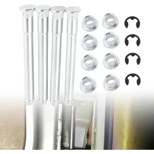 Door Hinge Pin and Bushing Repair Kits Compatible with Chevy S10 GMC S10 Pickup Blazer GMC S15 Pickup 1994-2004 Jimmy Bravada Sonoma Door Hinge Repair kit 2 Door 4 Pin （SL）