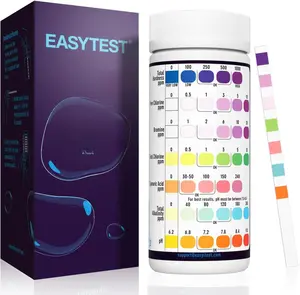 7-Way Pool Test Strips, 150 Strips Water Chemical Testing for Hot tub and Spa, Accurate Test Bromine, Total Alkalinity, pH, Free Chlorine, Total Hardness, Cyanuric Acid, and Total Chlorine