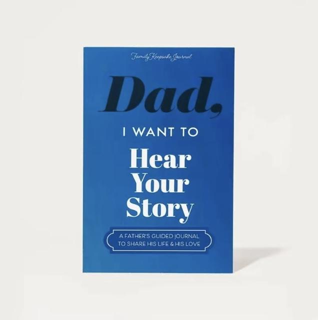 Mom & Dad I Want To Hear Your Story Journal Book Set | Family Legacy Memory Notebook, Perfect Sentimental Gift for Mother's Day Father's Day Birthday