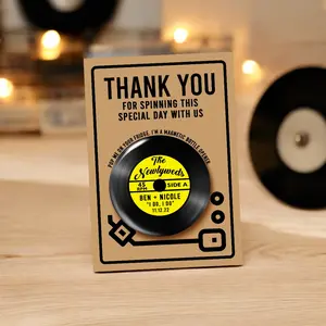 Vinyl Record Magnets Wedding Favors Magnetic Bottle Openers for Special Day Events, Weddings, Birthdays, Anniversaries, Retirement