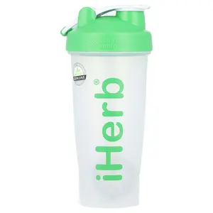 iHerb Goods iHerb Blender Bottle with Blender Ball, Green, 28 oz
