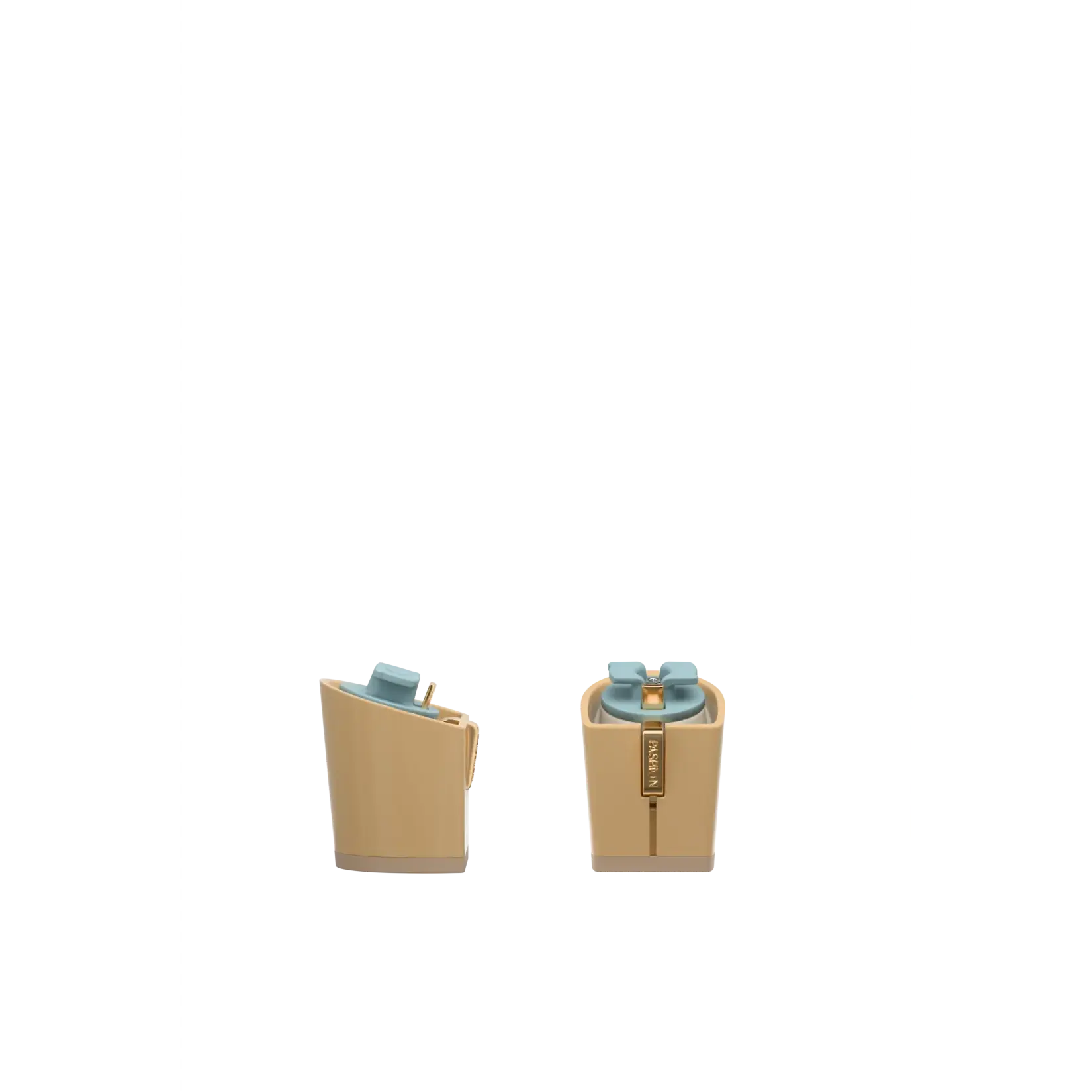 Block Heel Kit 3 Matte Gold