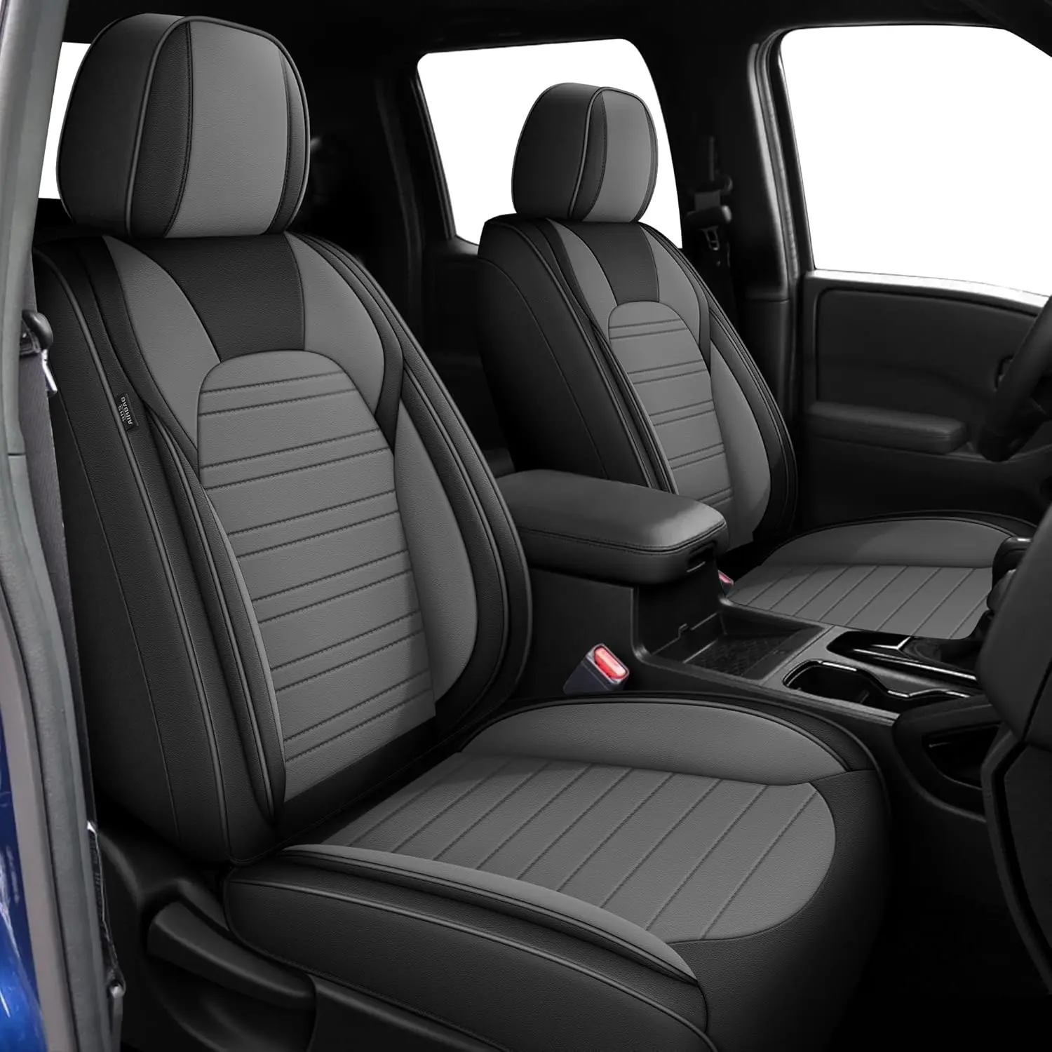 Custom Fit Faux Leather Car Seat Covers for 2007-2026 Mitsubishi Outlander SUV, Full Set Full Coverage, Waterproof, Airbag-Safe, Scratch-Guard Protectors, Durable, Easy to Clean, Easy to Install, Ideal for Spills & Pet Scratches