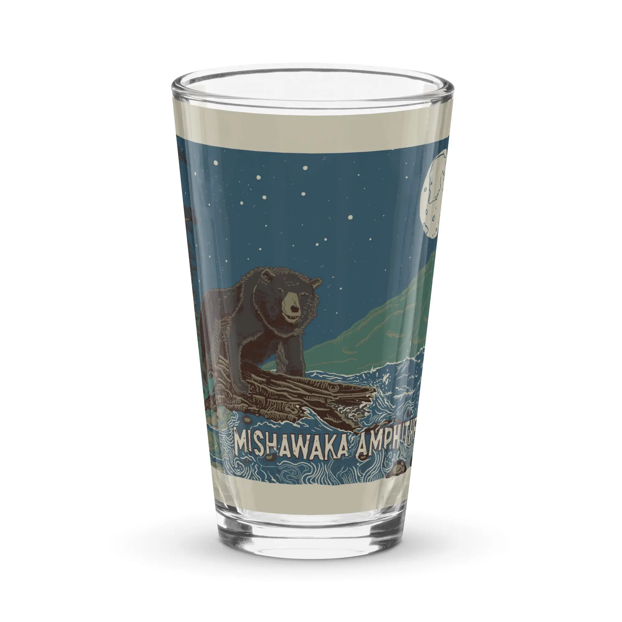 Shaker pint glass