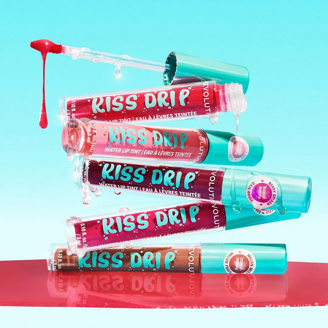 Revolution Kiss Drip Water Lip Tint 0.10 fl oz Hyaluronic Glossy Revolution Kiss Drip Water Lip Tint 0.10 fl oz Hyaluronic Glossy