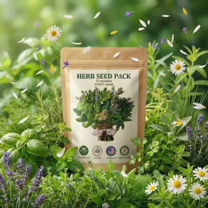 Grow Your Own Herbs 15-Pack Heirloom Seeds 13,325 Count Non-GMO High Germination Includes Basil Cilantro Mint Oregano Rosemary Sage Lavender Chamomile Lemon Verbena Best for Meals Homemade Teas Mojitos Perfect Gift for Home Patio