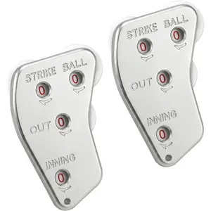 Wheel Baseball Umpire Clicker, Umpire Indicator Gear, Practical Baseball Counter Clicker for Scorekeeper Recording Outs & Innings Balls
