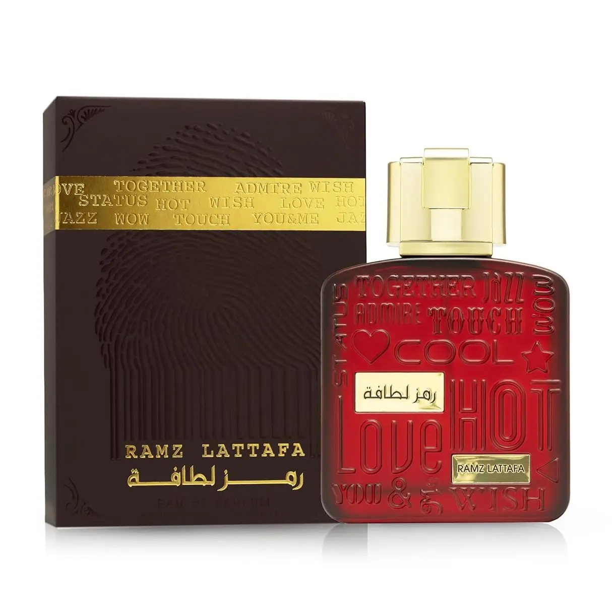 Lattafa Ramz Gold Eau de Parfum Spray for Unisex 3.4 Oz Perfume Cologne Fragrance Fruity Floral Sweet Musky Vanilla