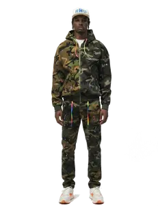 Cypress Mixed Camo Bomber Jacket