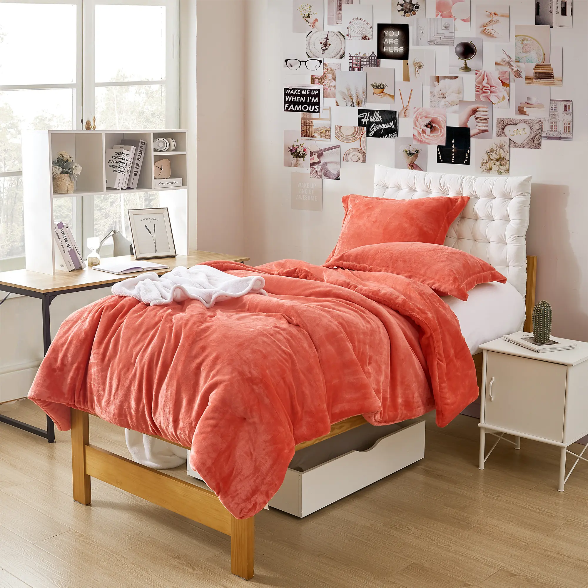 The Original - Coma Inducer Twin XL Comforter Set - Living Coral