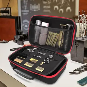 Tool Compatible with Hair Clipper, Clipper Bag for Storage Organizer for Comb Cutting Guide, Clipper Blade Oil, Cleaning Brush and Other Grooming Kit