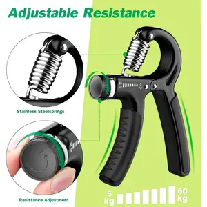 Grip Strength Trainer,  Forearm Strengthener,  Wrist Strengthener, Hand Grip Strengthener, Adjustable Resistance 5-60 Lbs, Ergonomic Design for Gym, Home,Office,  Injury Rehabilitation,Men Women
