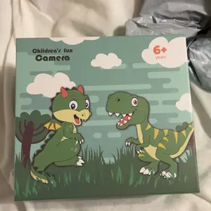 Cartoon Dinosaur Digital Camera, Cute Video Recording Camera Toy with 32GB Memory Card, Birthday and Holiday Gift for Kids