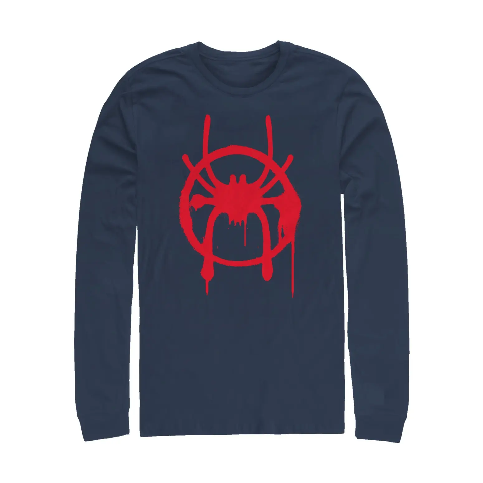 Men's Marvel Spider-Man: Into the Spider-Verse Symbol Long Sleeve Shirt
