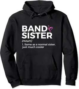 Band Sister Definition Marching Band Pullover Hoodie - Tomasleza Shop 71B0BKC48CCF