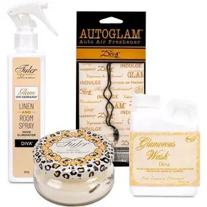 - Diva Glamorous  Suite VI - ( Demand Room Spary, Glamorous Wash, Jar , Autoglam)
