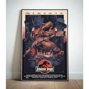Jurassic Park Posters, Movie Posters, Poster Wall Art, High Quality Print, Wall Print, Poster wall Print Decor Decoration Gift Glossy NO FRAME