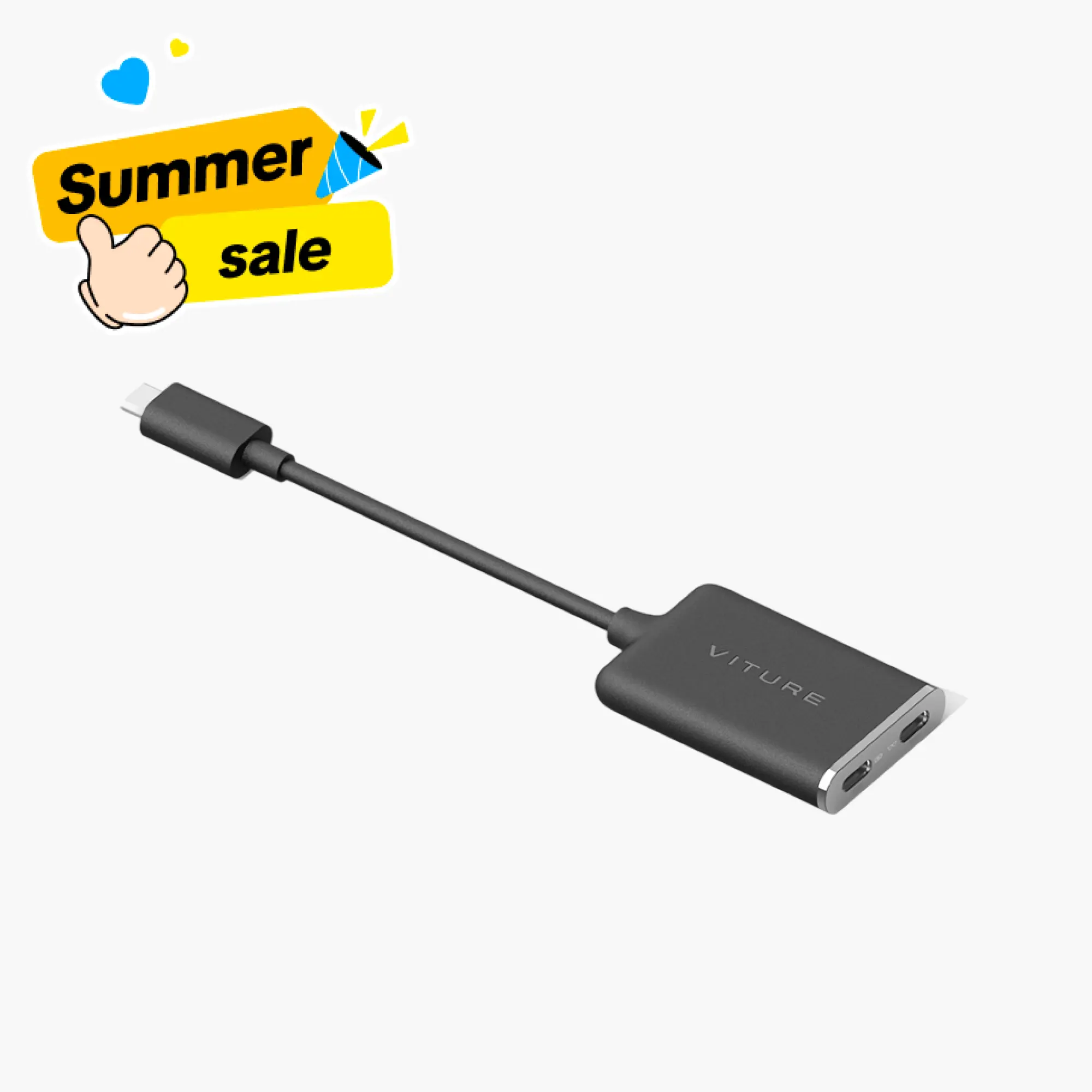 VITURE USB-C to Glasses and Charging Adapter, Charge and Play, Switch, Steam Deck
