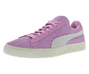 Puma Classic Crocodile Embossed Suede Womens Shoes