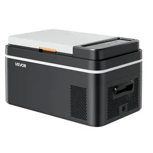 VEVOR Car Refrigerator, DC 12/24V AC100-240V Compressor Electric Cooler, -4 ° F to 68 ° F Car Fridge with APP Control, 23 QT Cars Freezer for RVs, Campsites, Boats, Camping, Fishing, 45W Portable Freezer